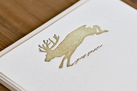 Letterpressed Wildlife Woodlands Collection