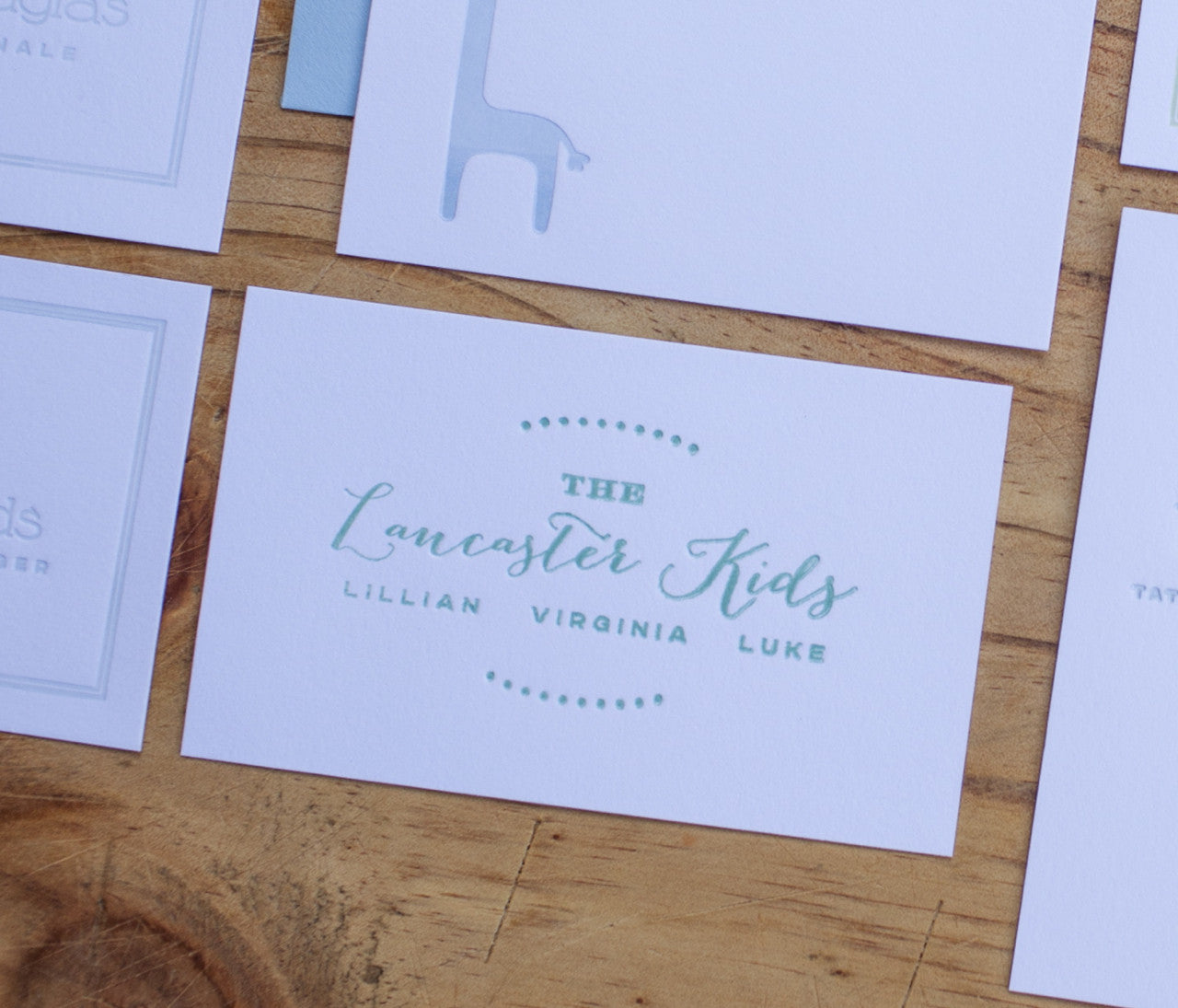 Letterpress Enclosures with In-House Plate