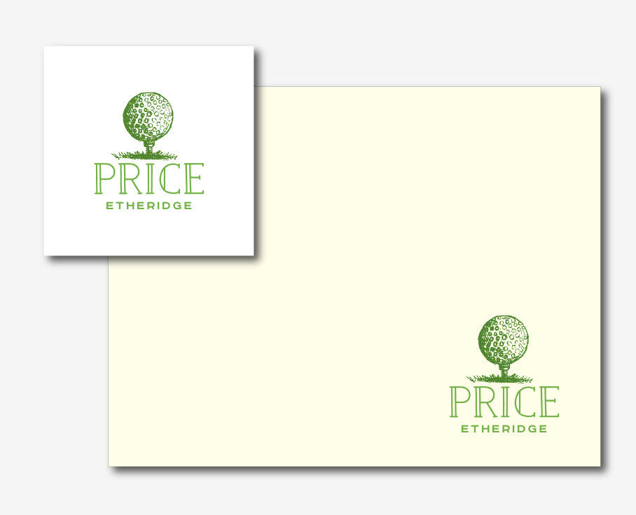 Letterpressed Golf Notes