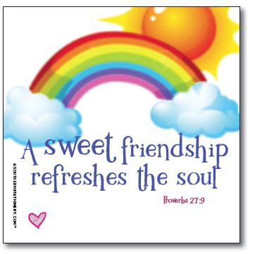 Bible Verse Square Scripture Valentine Classroom Sets - Squirrel