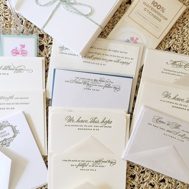 Mixed Letterpressed Card Bundle