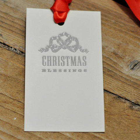 Letterpress Christmas Gift Tags