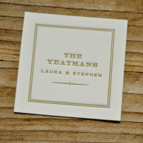 Gift Certificate- Letterpress Deal