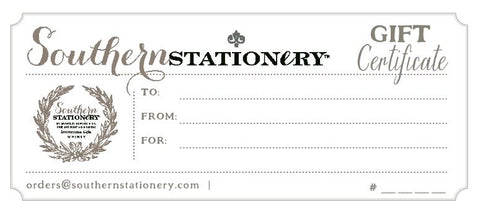 Gift Certificate- Letterpress Deal