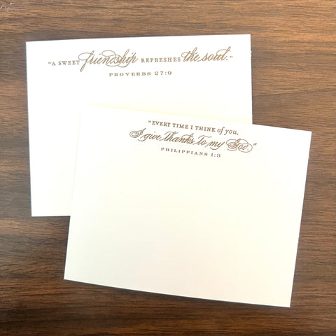 Raised Print Scripture Notes