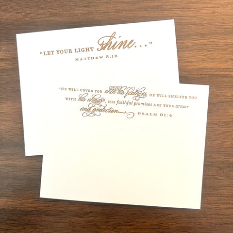 Raised Print Scripture Notes