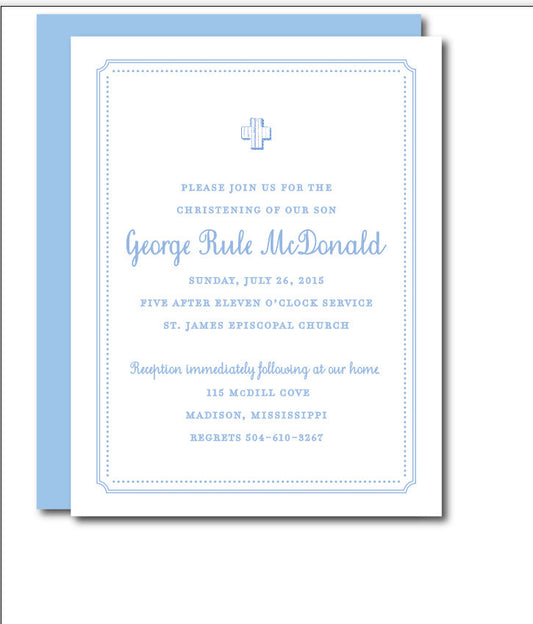 Letterpress Baptism