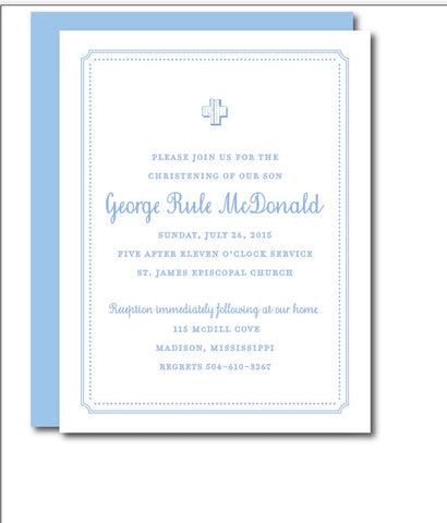 Letterpress Baptism