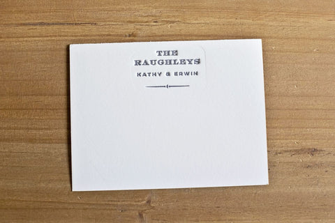 Letterpressed Stationery Goods - at the Printer's Discretion